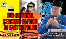 Hukum Rimba di Kantor Polisi, Ditonton Polisi; Wilson Lalengke Desak Kapolri Tangkap Fadh Arafiq dan Istrinya