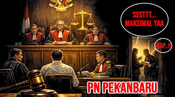 Terindikasi sebagai Alat Represi, PPWI Laporkan Majelis Hakim PN Pekanbaru Jonson Parancis Cs ke Komisi Yudisial