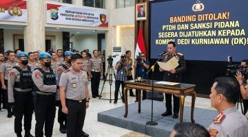 Desakan keras kepada Kapolri , tolak keras banding Kompol DK , tegaskan integritas Bhayangkara.